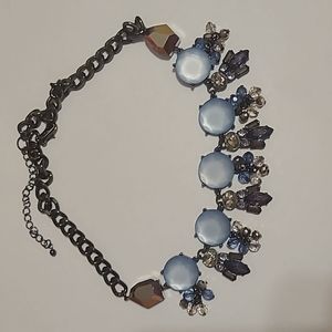 Lane Bryant Plus Size black and blue necklace